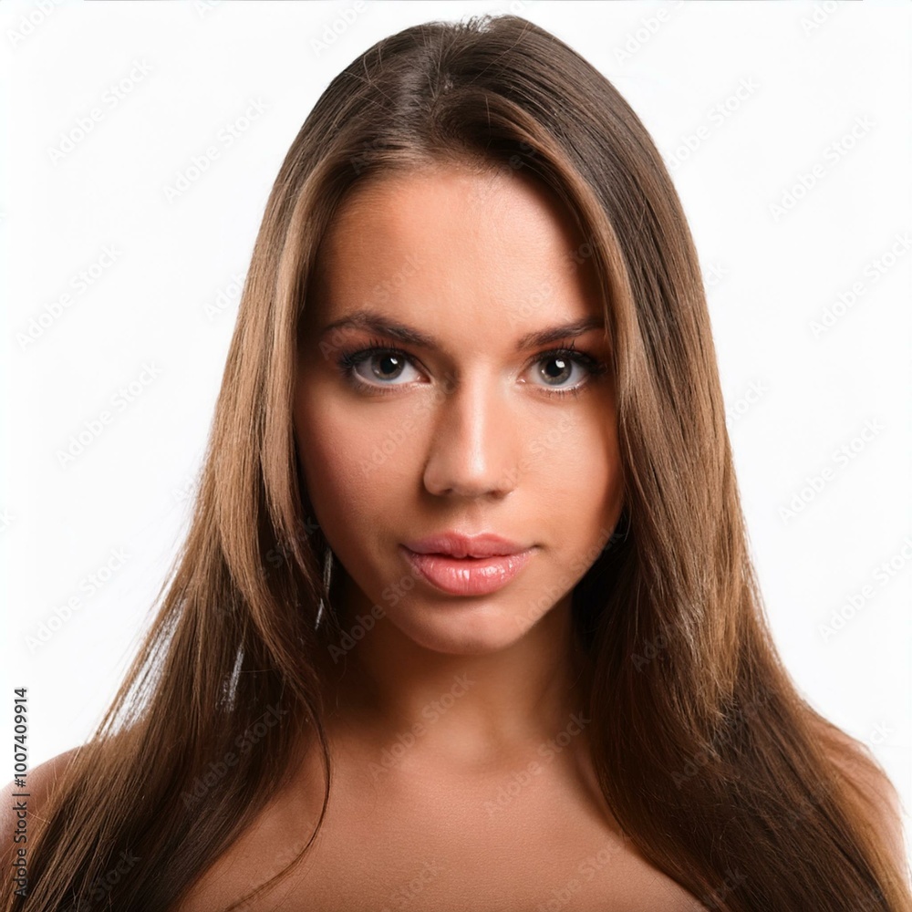 beautiful young woman portrait, AI generated beautiful young woman portrait, AI generated