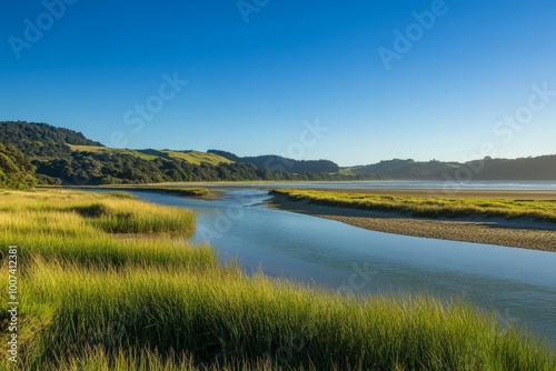 A sunset on Cape Foulwind in Westport, New Zealand's West Coast in the South Island