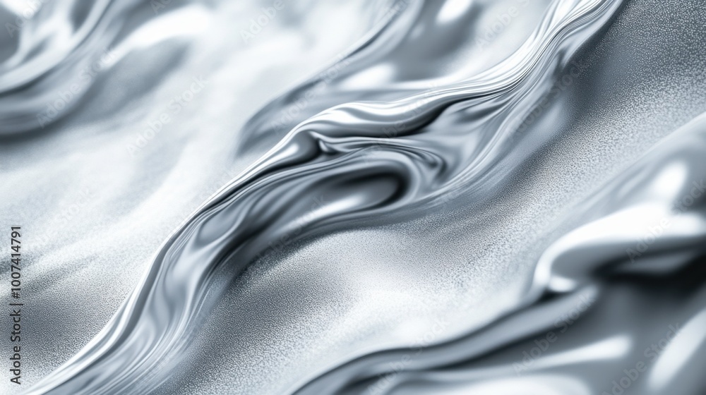 Fluid metallic texture flowing on a surface Fluid metallic texture flowing on a surface