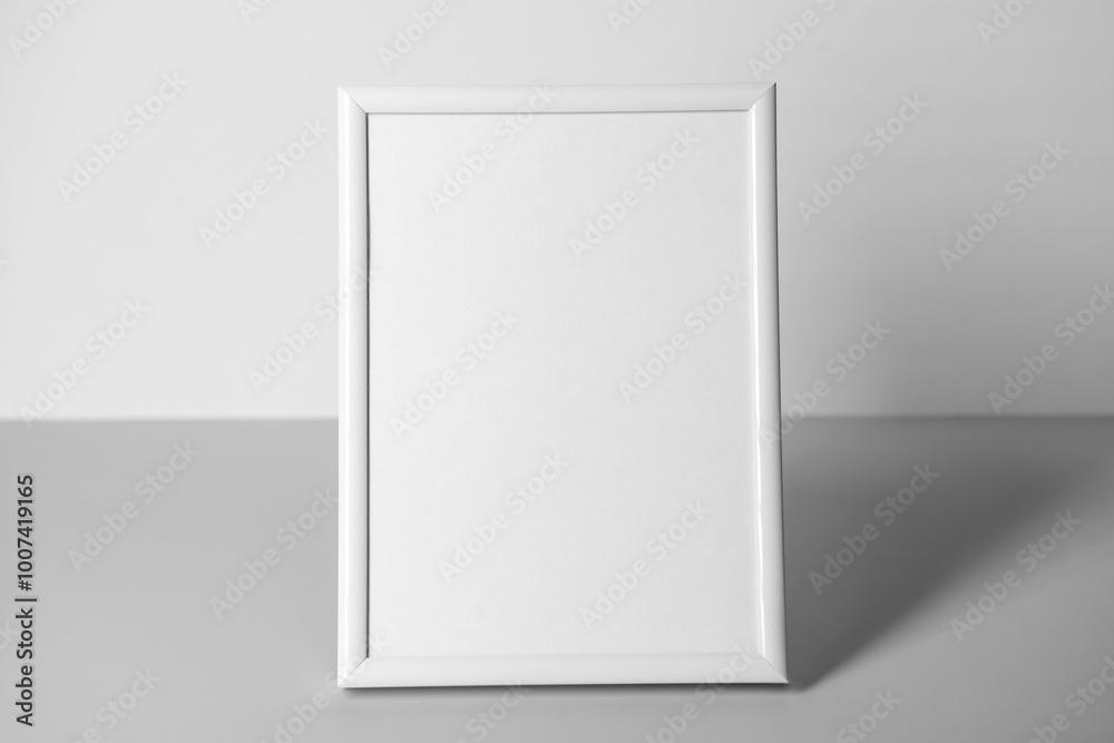 Beautiful blank photo frame on white background Beautiful blank photo frame on white background