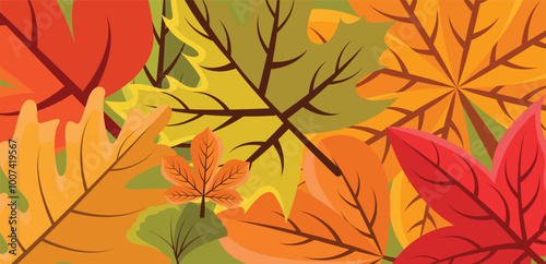 Obraz na płótnie Aurum sale leaves collection pattern Vector. Discount .Special offer sale template. w salonie