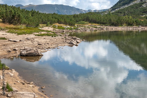 Landscape of The Stinky Lake (Smradlivoto Lake), Rila mountain, Bulgaria photo