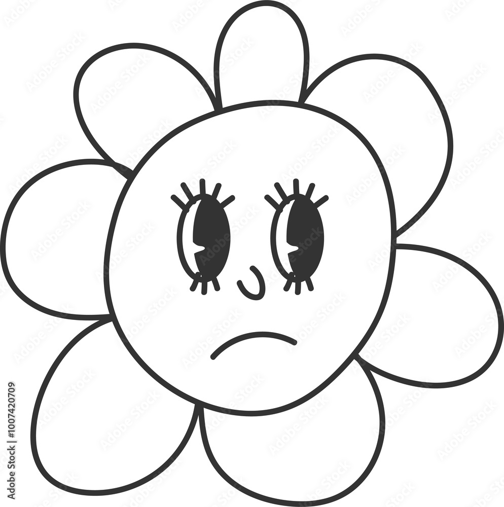 sad flower