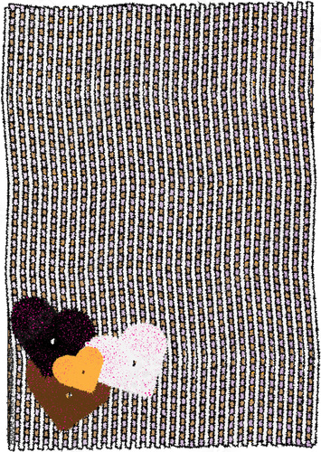 Woven inspired wallpaper