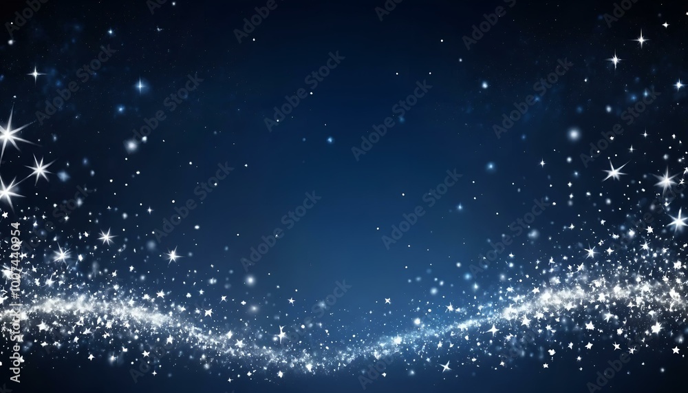 Sparkling starry background with shimmering lights for festive decoration Sparkling starry background with shimmering lights for festive decoration