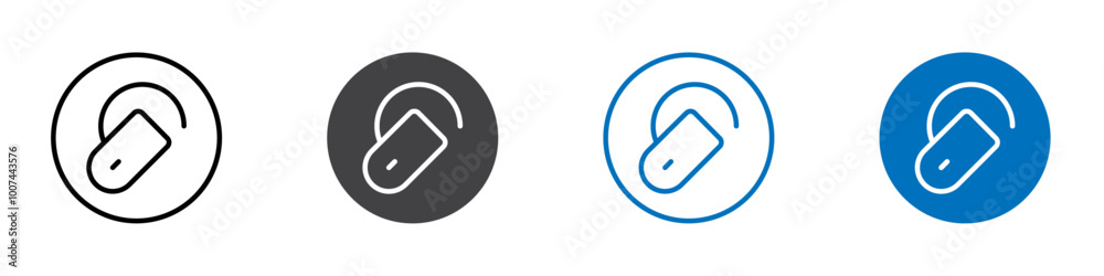 Earphone icon Isolated on white background vector set Earphone icon Isolated on white background vector set