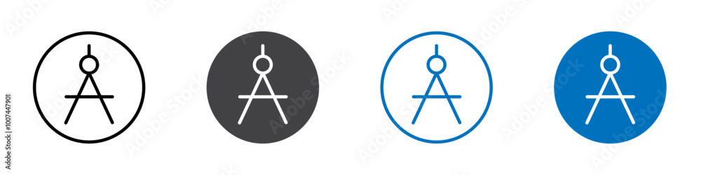 Measure icon Isolated on white background vector set Measure icon Isolated on white background vector set
