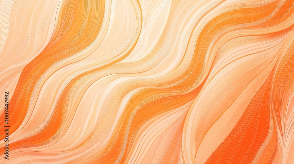 Abstract Flowing Patterns in Warm Tones Abstract Flowing Patterns in Warm Tones