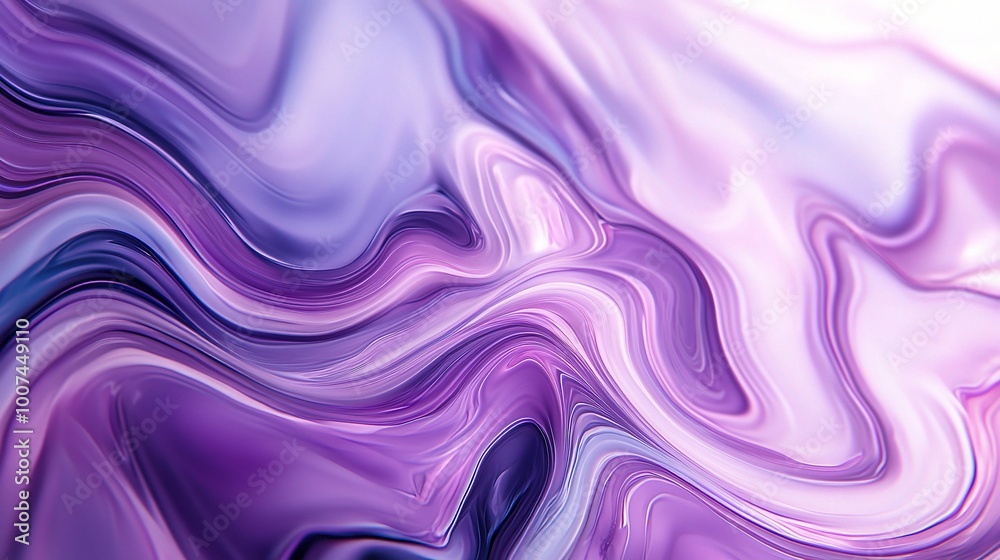 Abstract Purple Swirl with Soft Flowing Shapes Abstract Purple Swirl with Soft Flowing Shapes