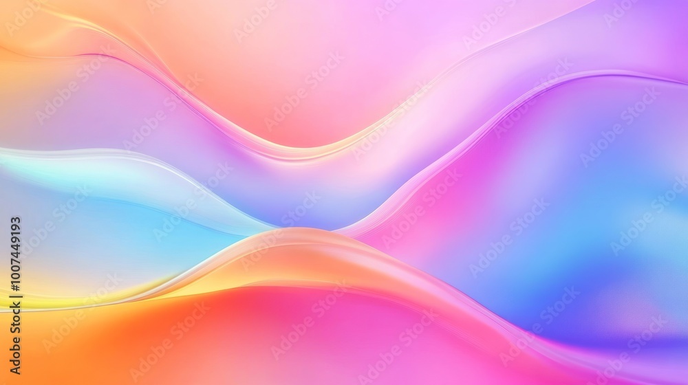 Obraz premium Abstract Colorful Waves Background