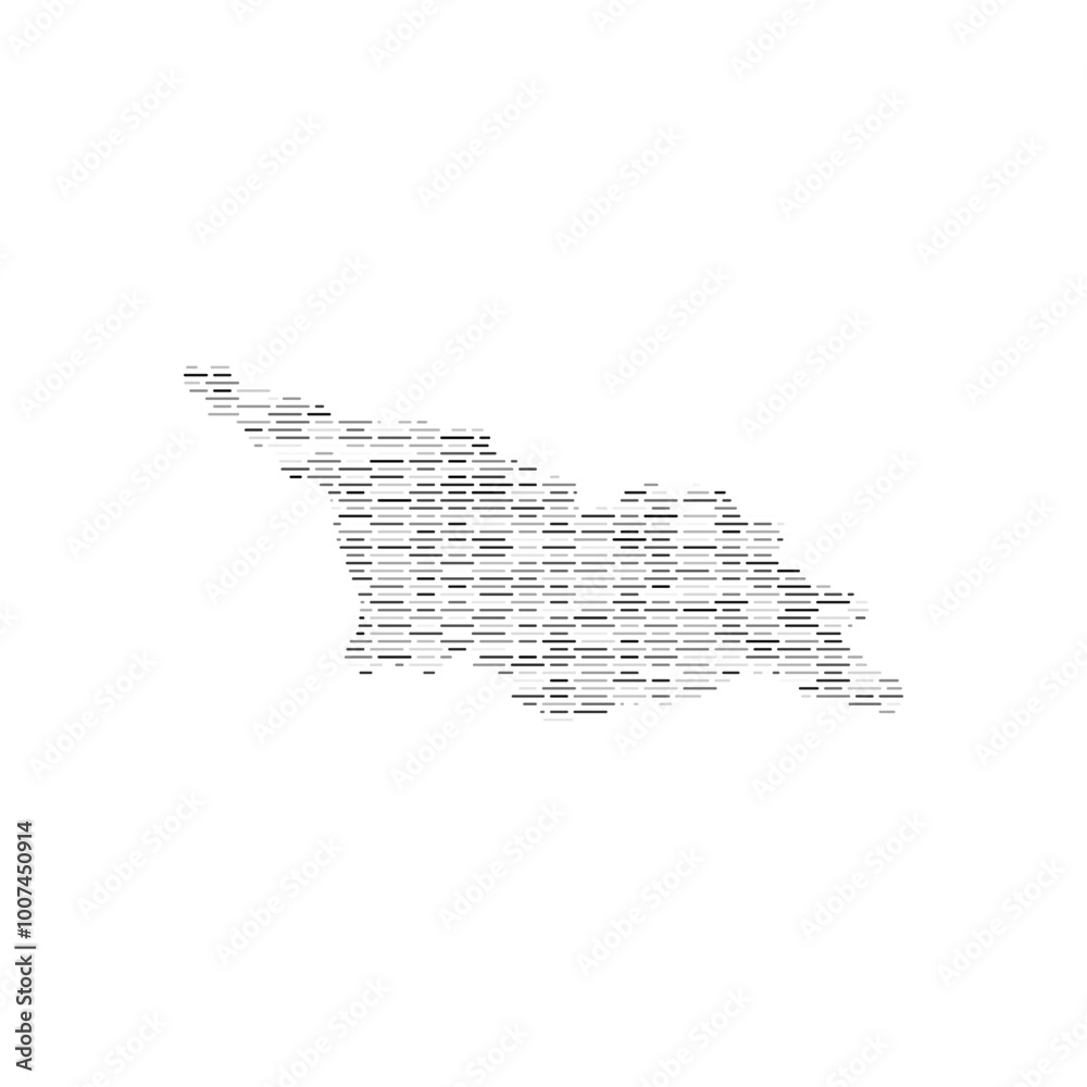 georgia country map border vector tech icon illustration georgia country map border vector tech icon illustration