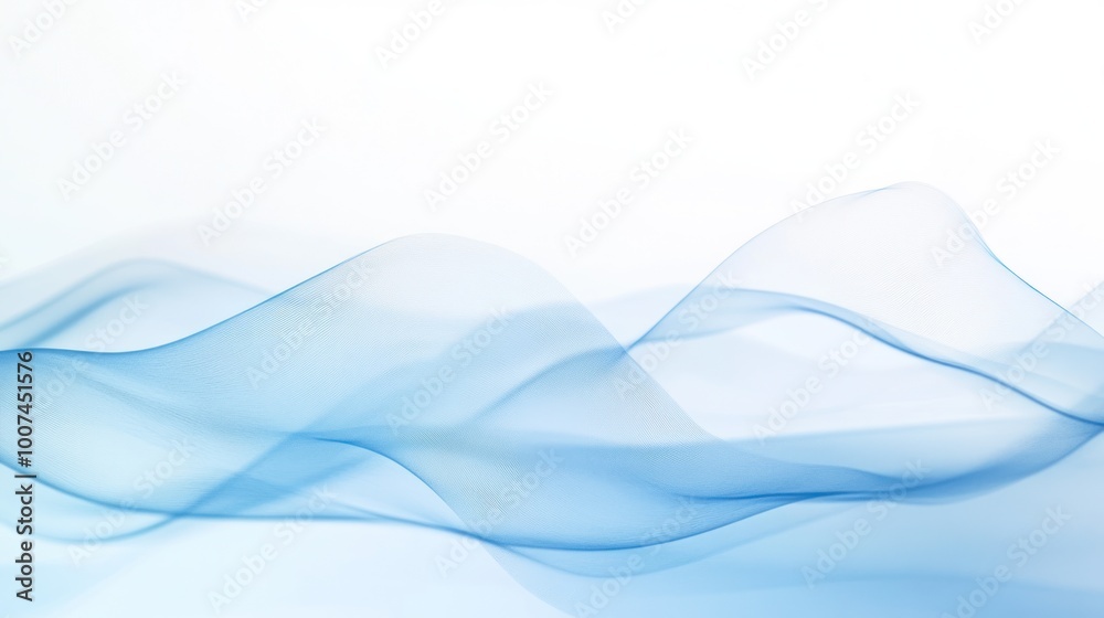 Obraz premium Abstract Blue Waves