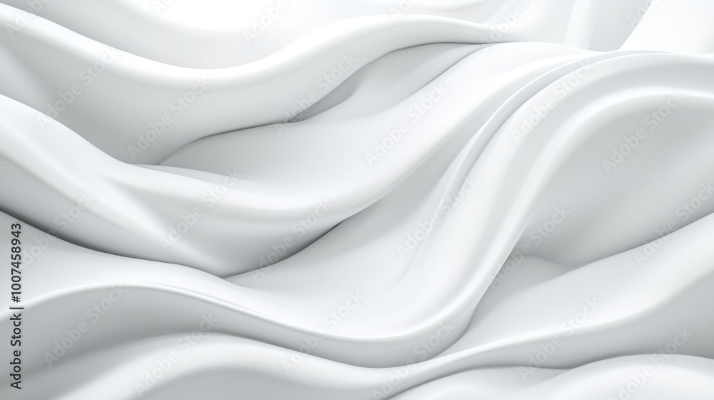 Abstract White Fabric Drapes Abstract White Fabric Drapes