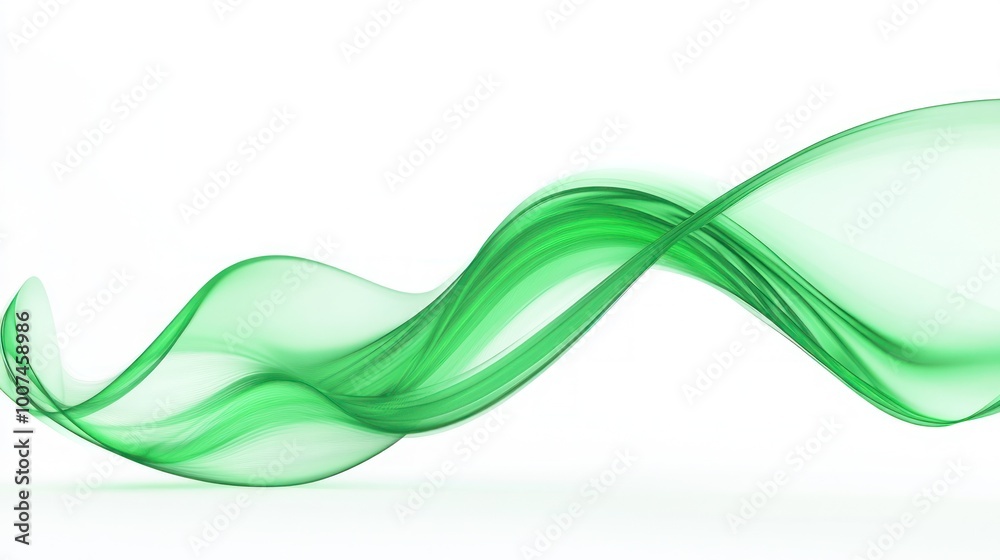 Abstract Green Wave Abstract Green Wave