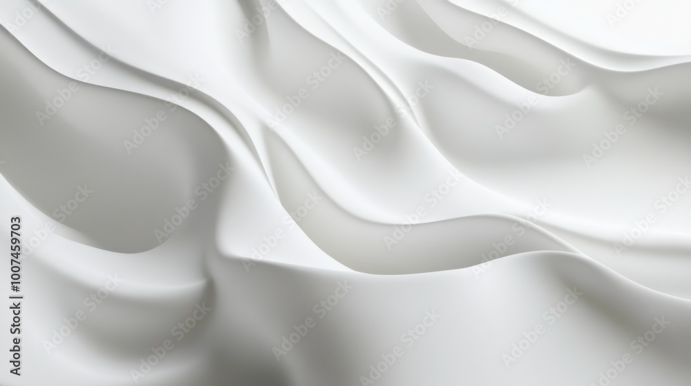 Obraz premium Abstract White Drape