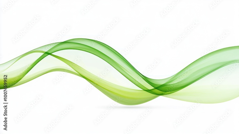 Abstract Green Wave Abstract Green Wave