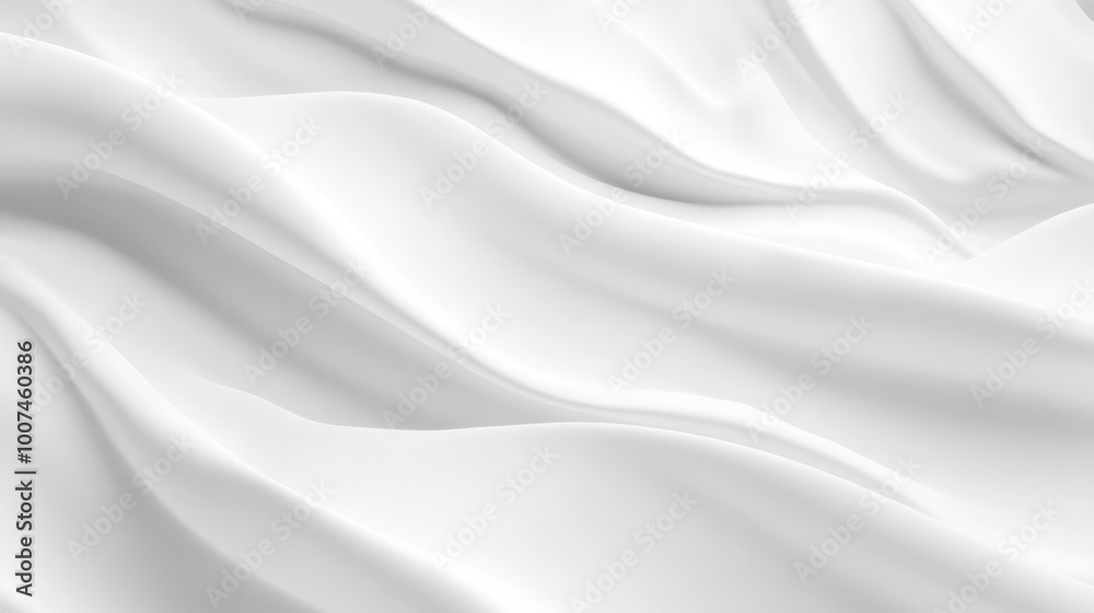 Obraz premium Abstract White Drape