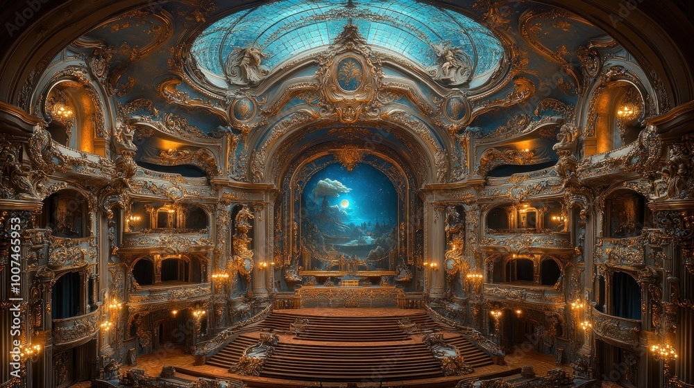 Obraz premium Grand Theater Interior