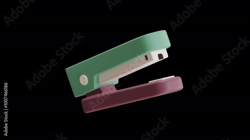 Stylish Stapler with Modern Design 3D Icon