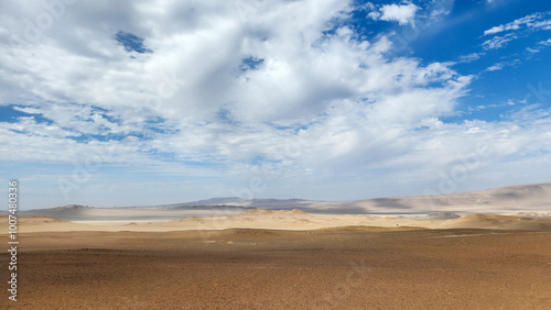 SANDY DESERT. PARACAS NATIONAL RESERVE. PARACAS, PERU.