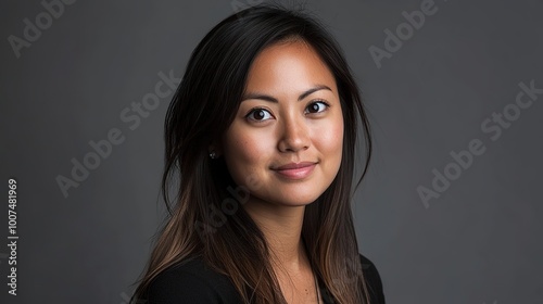 Professional employee portrait taken in a studio, with a neutral background and soft lighting