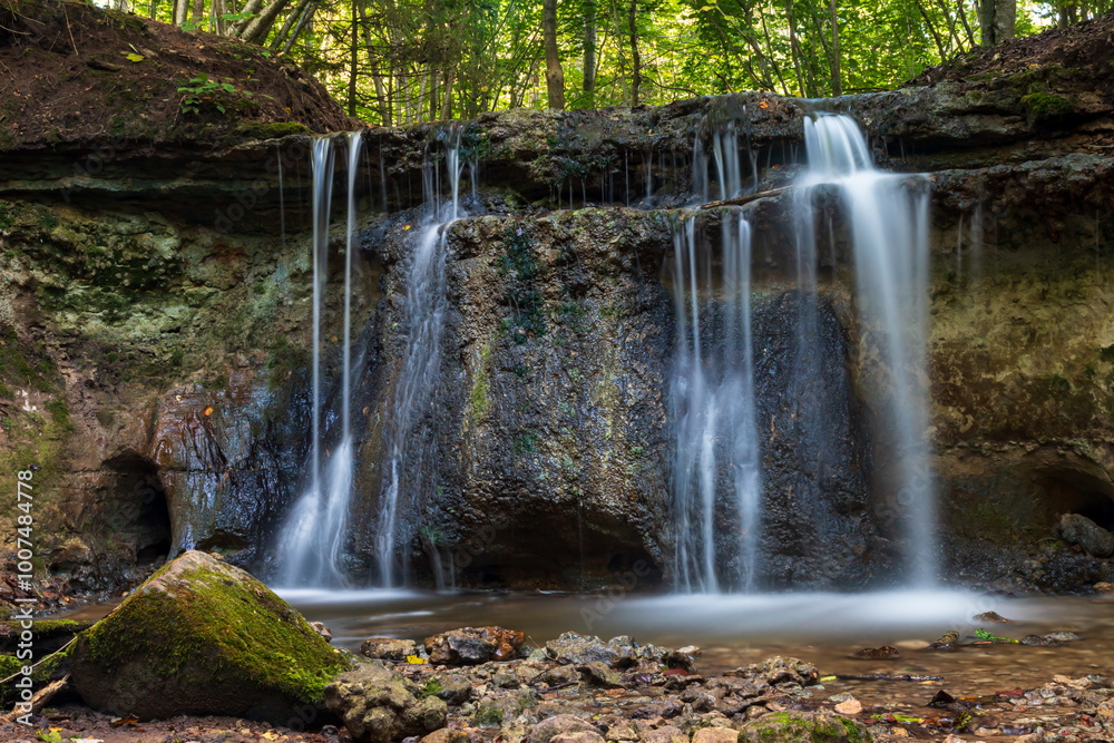 Obraz premium waterfall in the woods