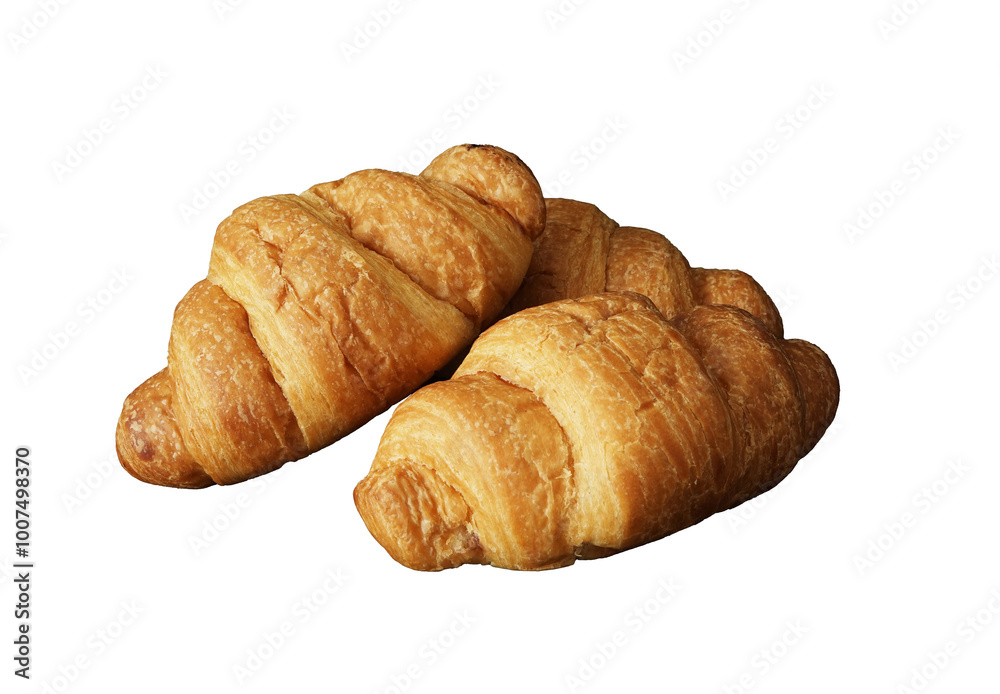 stack of croissant isolated element stack of croissant isolated element