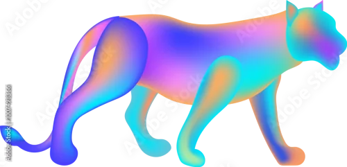 Obraz illustration of a feline