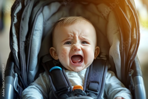 Infant wailing in stroller at home  understanding causes and comforting techniques