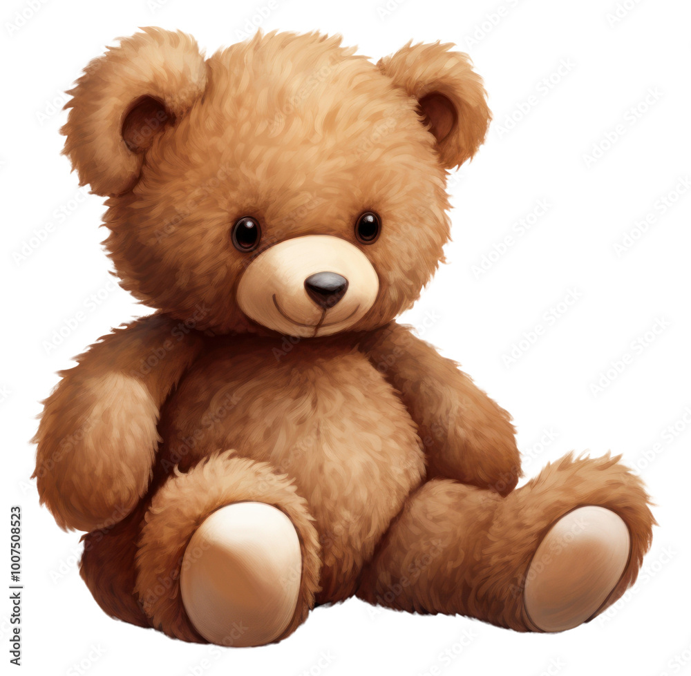 Fototapeta premium PNG A teddy bear plush cute toy.