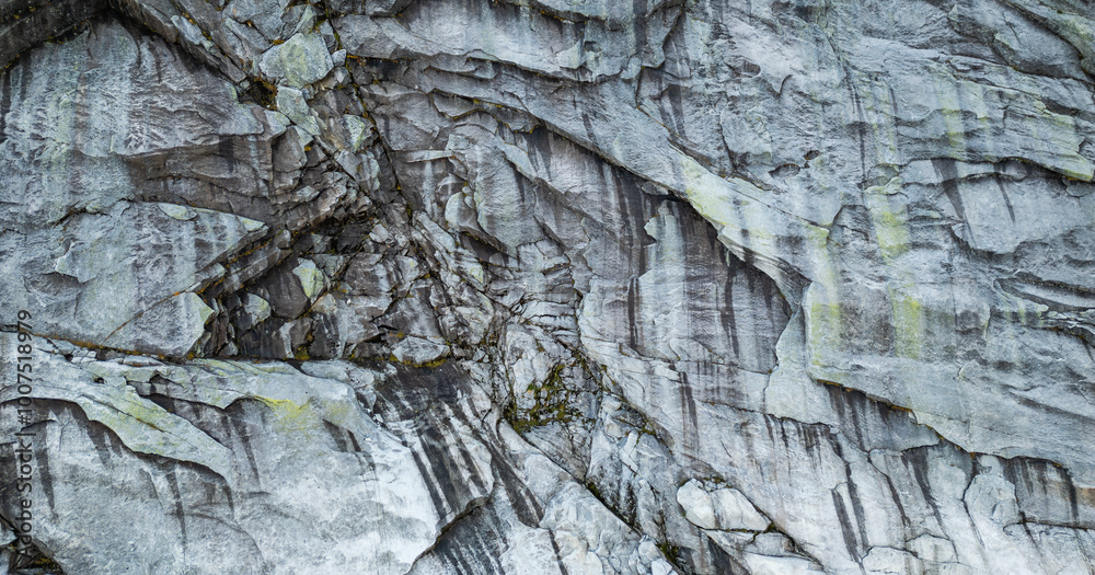 Fototapeta premium Detailed Rocky Surface Texture Captured in BC, Canada