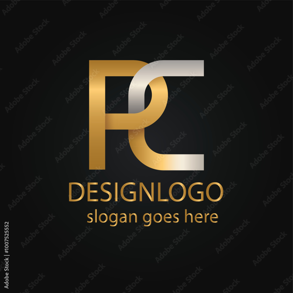 PC logo, cool and nice and elegant PC logo, cool and nice and elegant