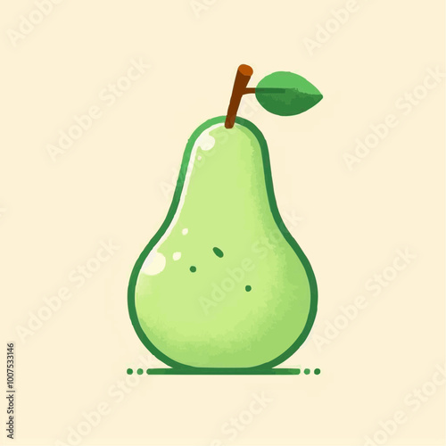 pear isolated on white