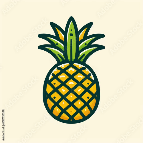 illustration of pineapple