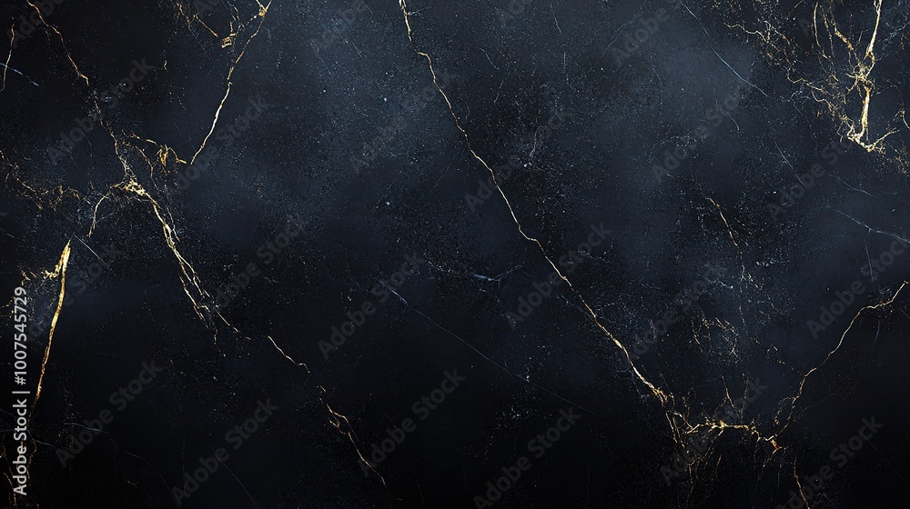 Elegant Black Marble with Golden Veins Texture Elegant Black Marble with Golden Veins Texture