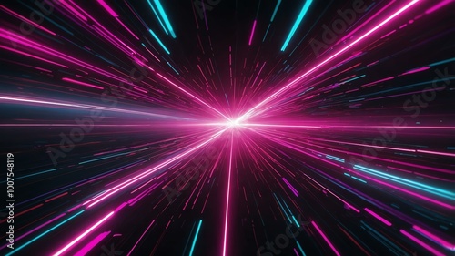 neon pink abstract speed ray background, aesthetic finish