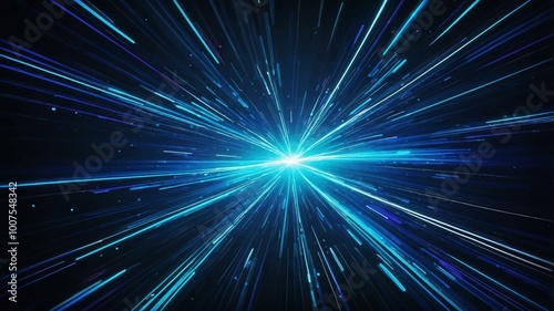 neon blue abstract speed ray background, aesthetic finish