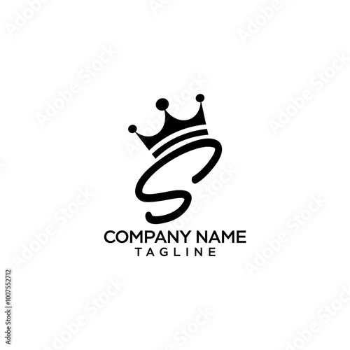 alphabet crown logo design