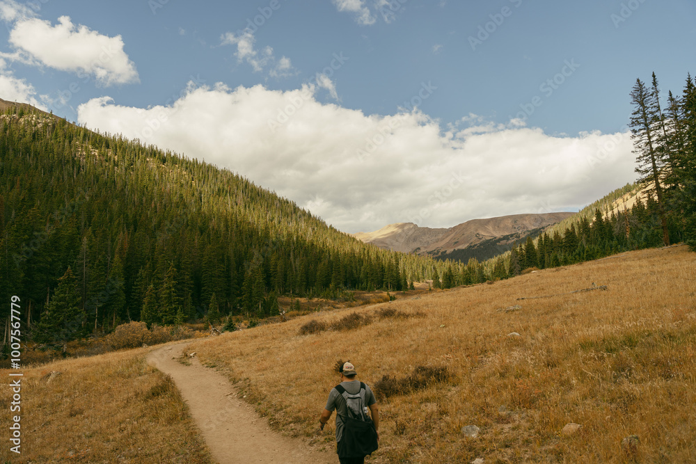 Obraz premium hiking in the mountains
