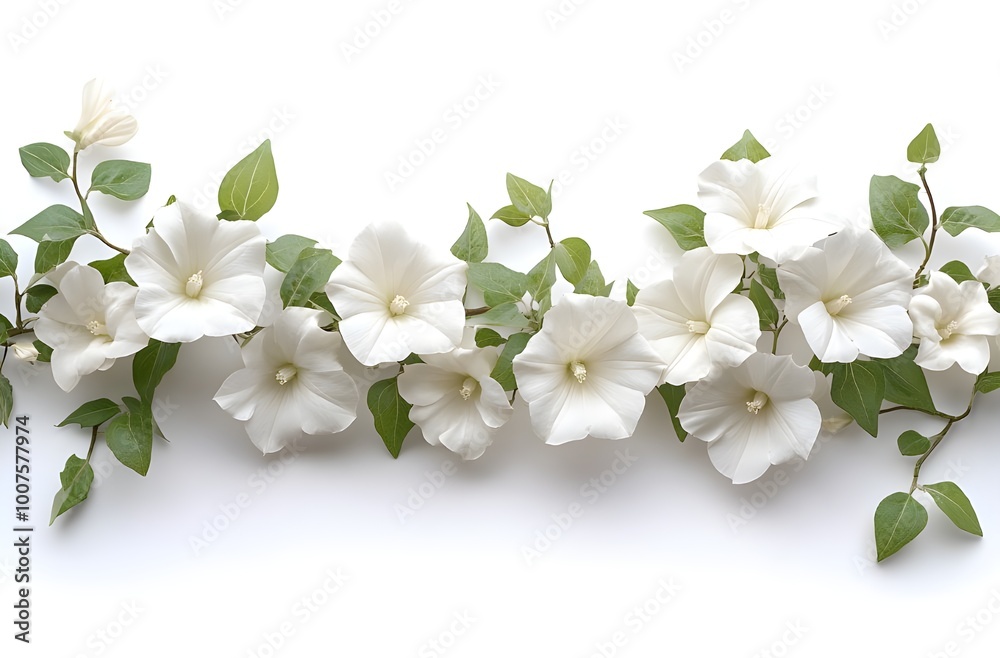Fototapeta premium a group of white flowers