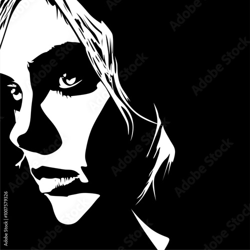 Elegant Women Silhouette Vector Illustration. vector illustration of a women silhouette in minimalist design. This versatile graphic is ideal for use in fashion, beauty, fitness,and lifestyle project.