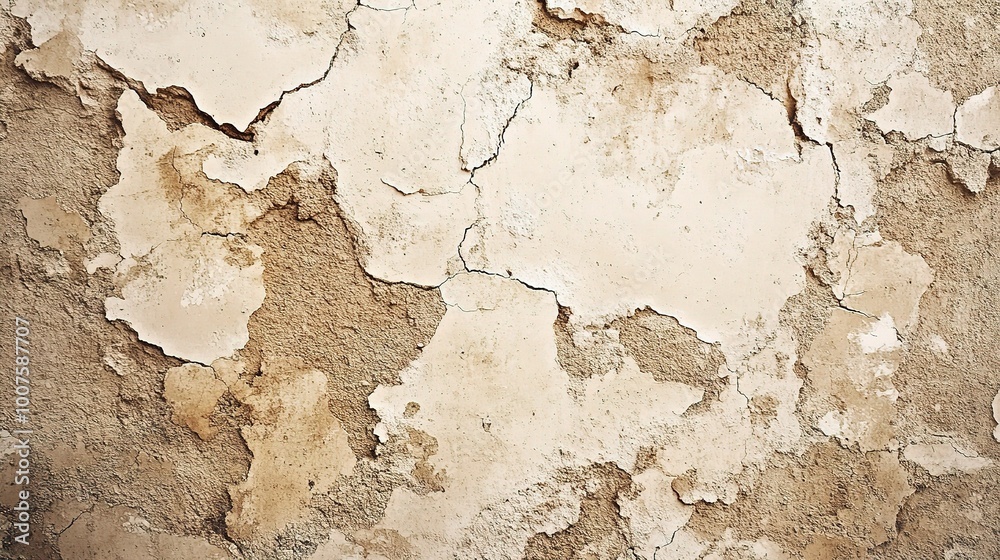 Obraz premium Textured Cracked Wall Surface Background