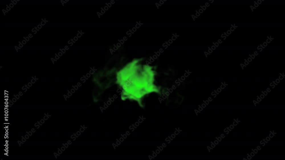 The appearance of a clot of smoke on the black The appearance of a clot of smoke on the black