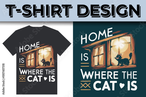 cat lover best quotes typography  illustration t-shirt design