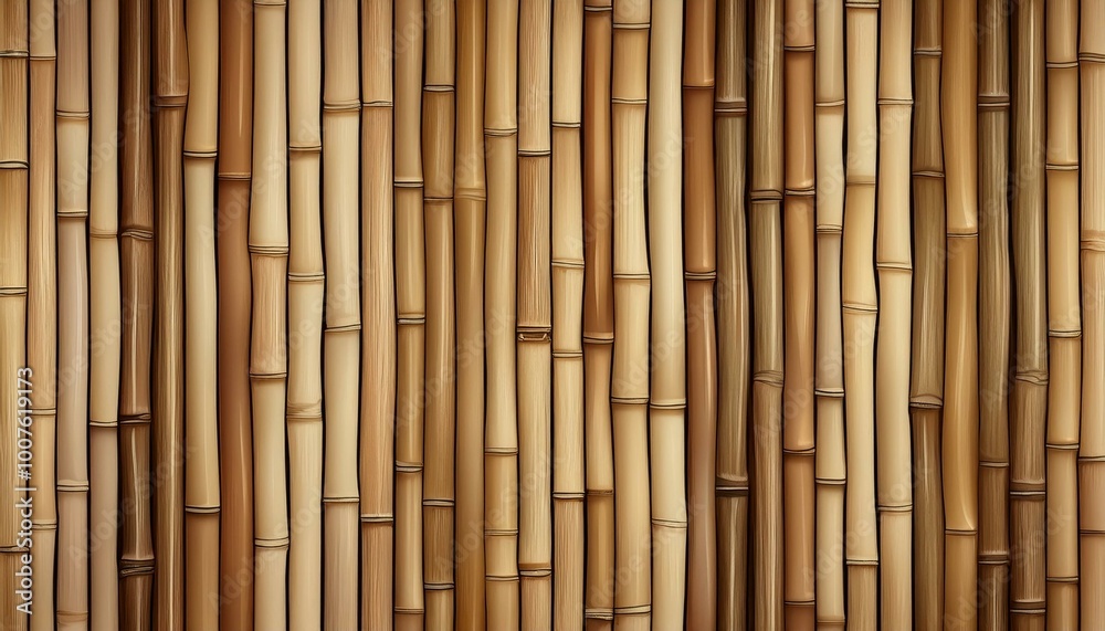 Close-up of bamboo wall Close-up of bamboo wall