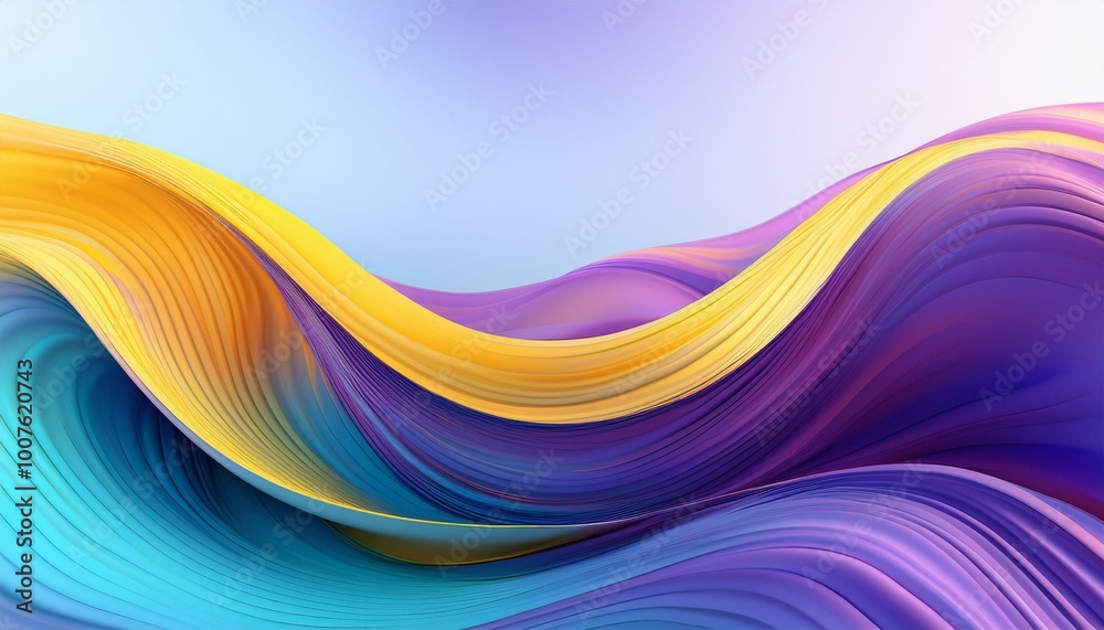 Abstract colorful wave design Abstract colorful wave design