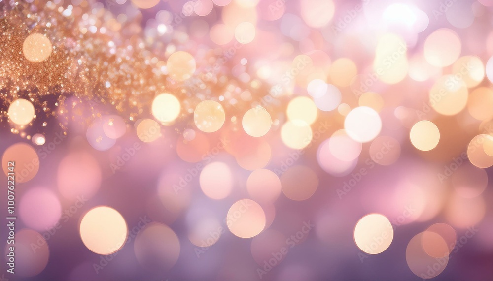 Pink and gold bokeh background Pink and gold bokeh background