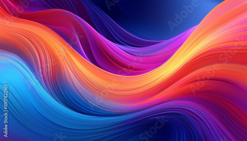 Abstract Colorful Swirls