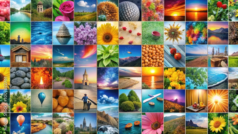Colorful Icon Collage Representing Various Themes and Concepts for Creative Projects and Designs Colorful Icon Collage Representing Various Themes and Concepts for Creative Projects and Designs