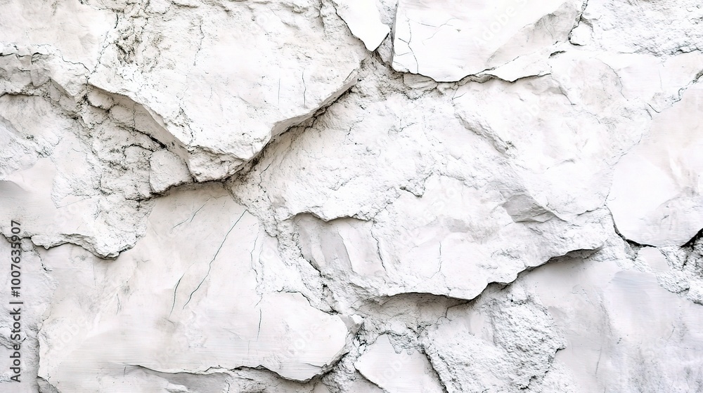 Obraz premium Textured Cracked White Background for Various Uses